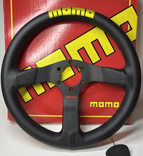 Momo 330mm leather black - momo, 13”/330mm