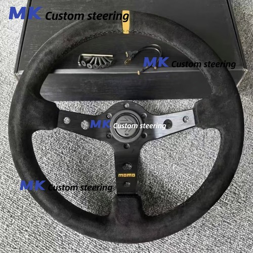 Momo suede steering wheel - momo,